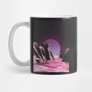 Vaporwave Synthwave Retrowave - CYBER PLATEAU Mug